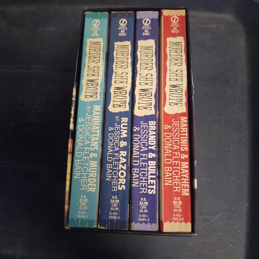 Murder She Wrote Angela Lansbury Bain‎ Reader's Digest 4 Book Set 1997 Fletcher